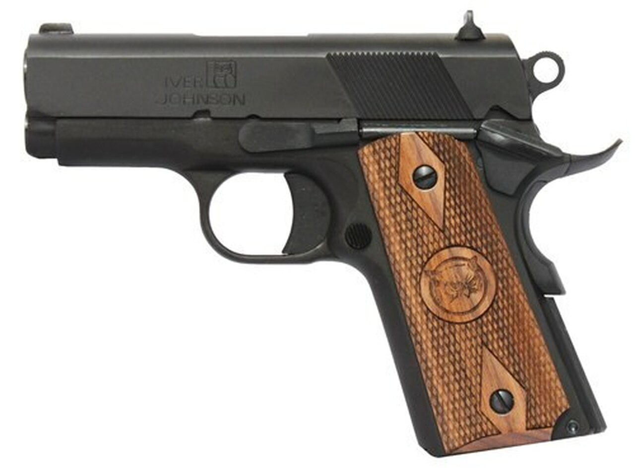 Iver Johnson 1911 Thrasher Officer, 9mm, 3.1" Barrel, 8rd, Black