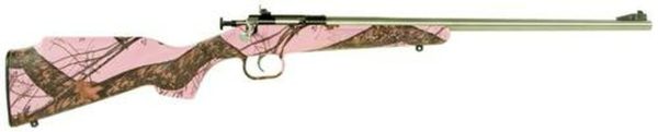 Keystone Crickett 22LR, 16", Pink Mossy Oak Synthetic Stock