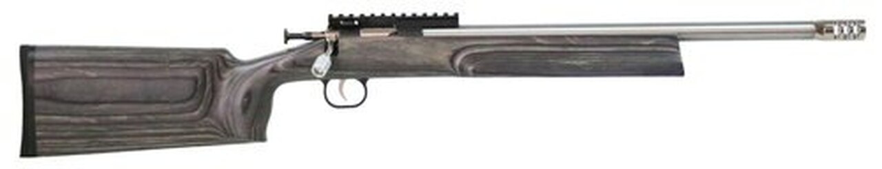 Cricket XBR 22LR, Black Laminate, Stainless, Muzzlebreak