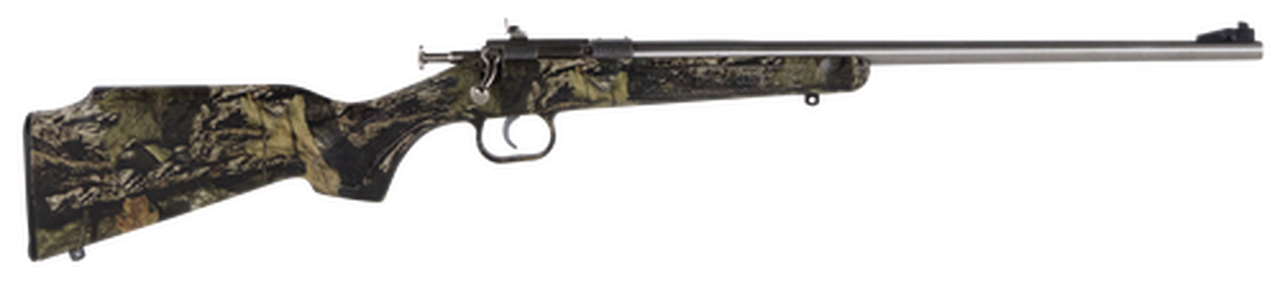 Crickett Single Shot Synthetic 22 WMR, Mossy Oak Break Up, Stainless Barrel, 1rd