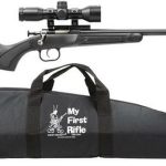 Keystone Crickett 22LR, Scope/Case, 16.1", Synthetic Black Stock Blued