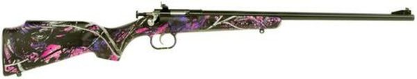 Keystone Crickett 22LR, 16". Muddy Girl Camo Synthetic Stock, Blued