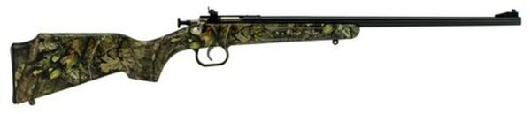 Crickett Synthetic 22LR, 16.125" Barrel, Synthetic Mossy Oak Break-Up Stock, Blued