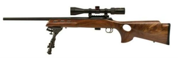 Benjamin & Sheridan Model 722 Varmint Package .22 LR 16.1" Barrel Blue Finish Laminate Thumbhole Stock With Scope/Rings/Bipod