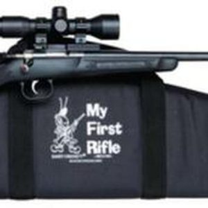Keystone Crickett 240 Youth Package 22LR, 16.125" Barrel, Blued, Black Synthetic Stock, Inc. Mount/Scope/Case