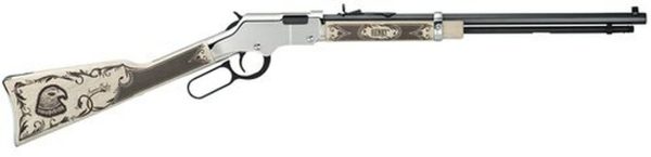 Henry Golden Boy Silver American Eagle Lever 22 Short/Long/Long Rifle 20" Octagon Barrel, Ivory Color Stock, Nickel Receiver, Capacity: 16rd LR