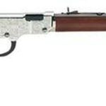 Henry Silver Eagle Lever Rifle, 17 HMR, 20",, , Walnut Stock, Nickel Receiver, 12 rd