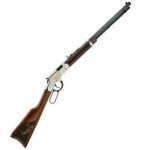 Henry Salute To Scouting Edition, 22LR, 20" Octagonal Barrel, 16 rd, Engraved Nickel/Walnut