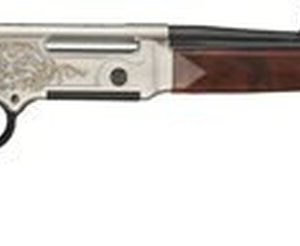 Henry Long Ranger Deluxe .243 Win. 20" Barrel, Checkered Straight Grip Stock, Nickel Plated /w 24k Gold Inlay, 4rd