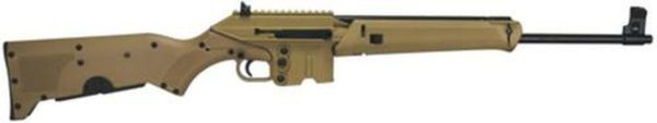 Kel-Tec Sport Utility Rifle .223/5.56 18.5" Barrel Blue Finish Cerakote Tan Folding Stock10rd Mag