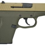 KelTec P-11 9mm 3.1 Inch Barrel Cerakote Tan Slide Cerakote OD Green Grip/Frame 10 Round