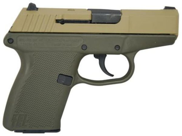 KelTec P-11 9mm 3.1 Inch Barrel Cerakote Tan Slide Cerakote OD Green Grip/Frame 10 Round
