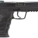 HK, HK45, Semi-automatic, Full Size, 45ACP, 4.5" Barrel, Black Color, Night Sights, 10Rd, 3 Magazines