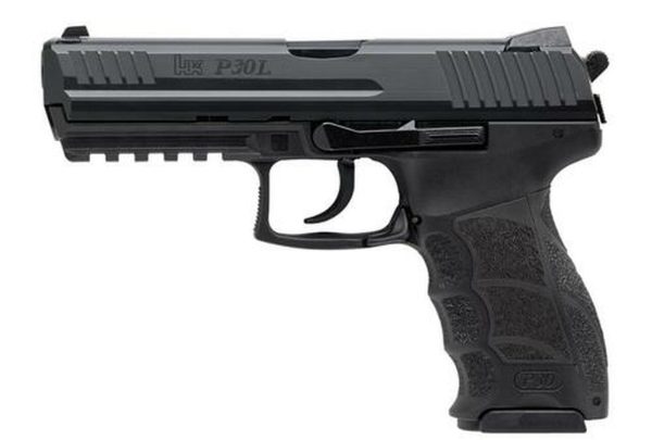 HK P30L, Long Slide (V3) DA/SA, rear decocking button, two 10rd magazines 40s&w
