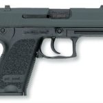 HK USP9 Compact (V1) DA/SA, safety/decocking lever on left, three 10rd magazines and night sights