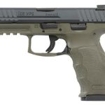 HK VP9 9mm, 4.09", 15rd, 3 Mags, Night Sights, OD Green Finish
