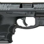 HK VP9SK 9mm, 3.39", (2) 10rd Mags,, Red Crimson Trace Laserguard