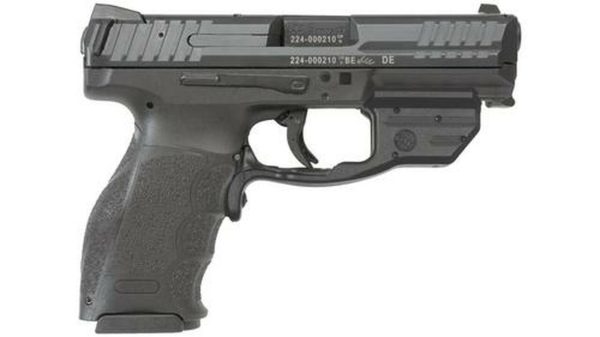 HK VP9 9mm, 4.09", (2) 15rd Mags,, Red Crimson Trace Laserguard