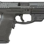 HK VP9 9mm, 4.09", (2) 10rd Mags,, Green Crimson Trace Laserguard