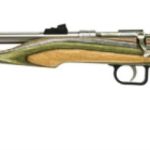 Keystone Crickett Davey Chipmunk Hunter Pistol 22LR, 10.5" Fluted SS Barrel, Barracuda Stock, Camo Finish, Williams Firesights