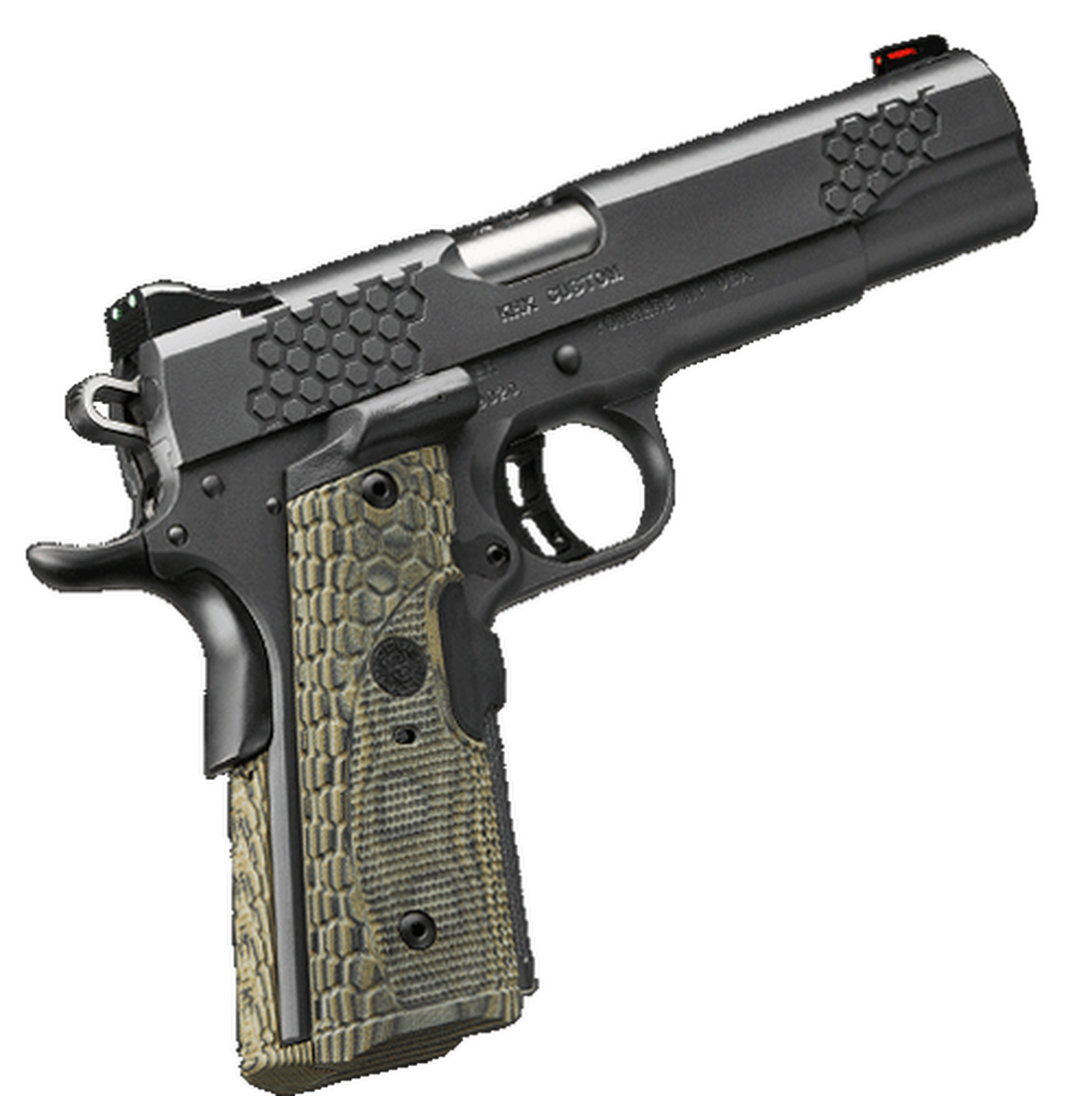 Kimber KHX Custom 1911 9MM 5" Barrel, Hogue Lasergrip, Fiber Optic Front Sight 8rd Mag