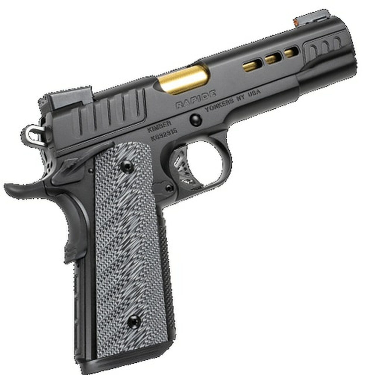 Kimber Rapide, 45 ACP, 5", 8rd, Night Sights, Black