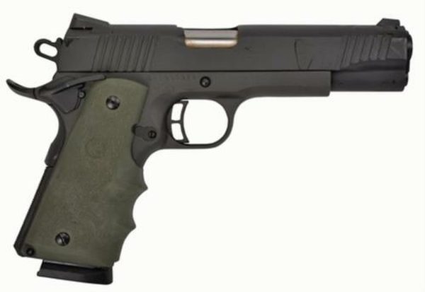 Citadel M-1911 Full Size 45 ACP 5" Barrel Matte Black Hogue Synthetic Grip Olive Drab Green 8rd