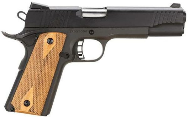 Citadel M-1911 Full Size 9mm 5" Barrel, Checkered Wood Grips Black, 8rd