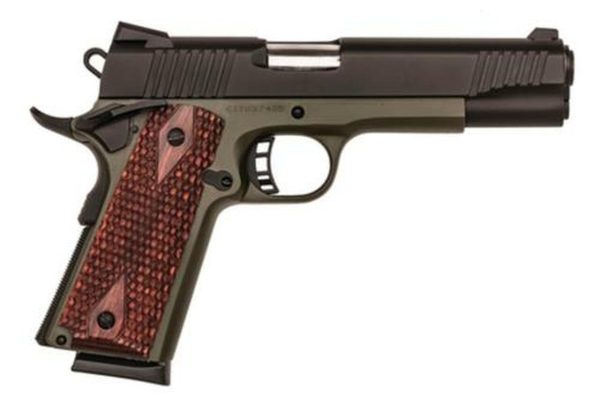 Citadel M-1911 Cerakote Govt 45 ACP 5" Barrel Olive Drab Green Cerakote Wood Grips 8rd Mag