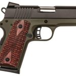 Citadel M-1911 Compact 9mm 3.5" Bushingless Barrel Olive Drab Green Cerakote, Wood Grips 7rd Mag