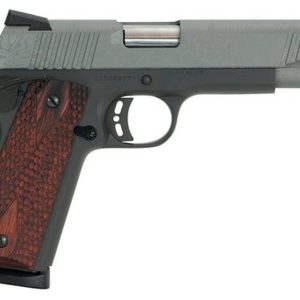 Citadel 1911 A1 Madagascar, .9mm, 5" Barrel, 8rd, Redwood Grips, Laser Etched Gray Slide, Black Flame