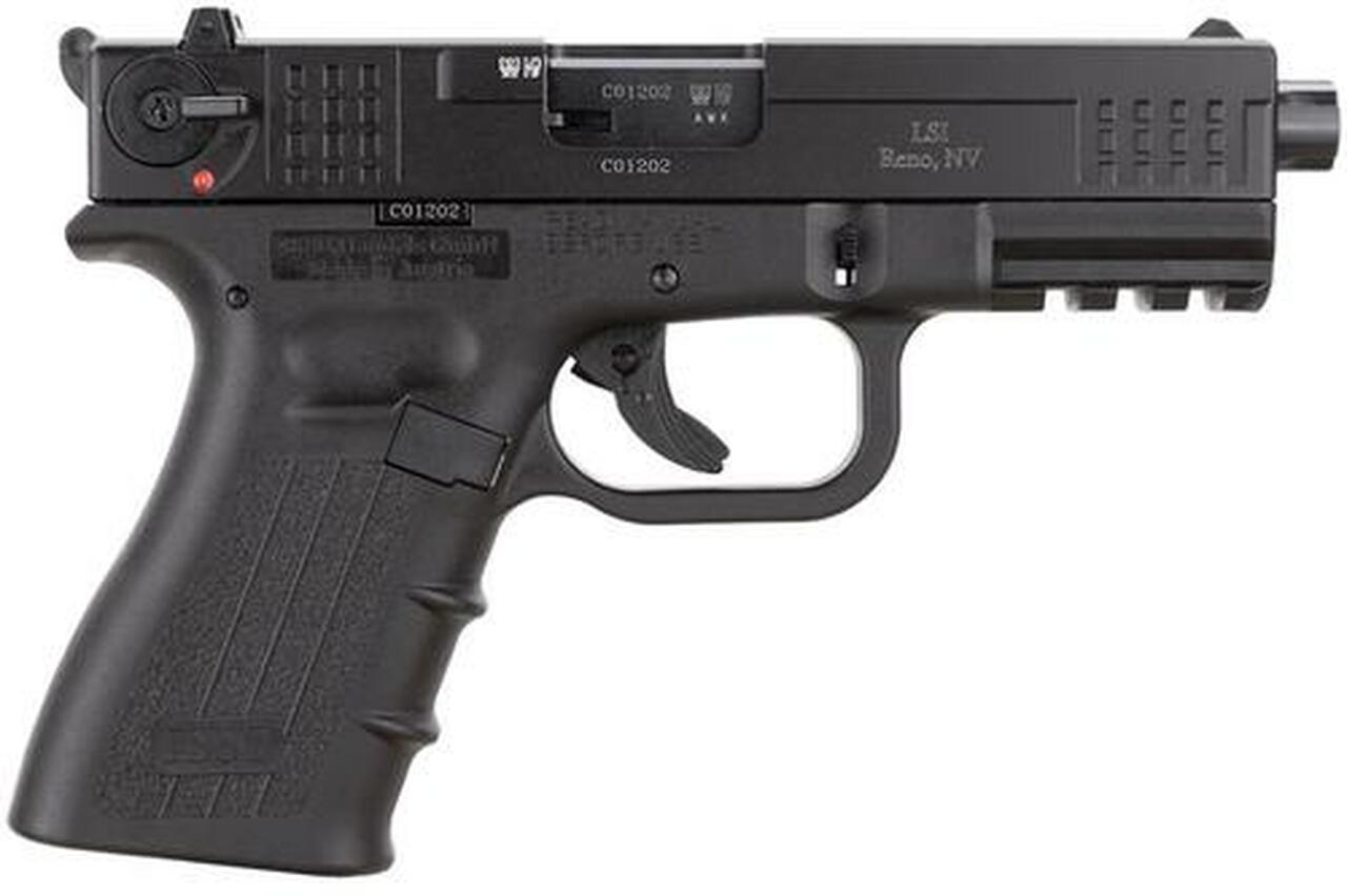 ISSC M22 Threaded 22LR 4.375" Threaded Barrel,, Polymer Grip/Frame Black, 10 rd