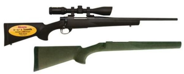 Howa/Hogue Youth Combo .223 Remington 20" Barrel Blue Finish Black Hogue Youth Stock and Olive Drab Green Hogue Adult Stock 5rds With 3-9x40mm Riflescope