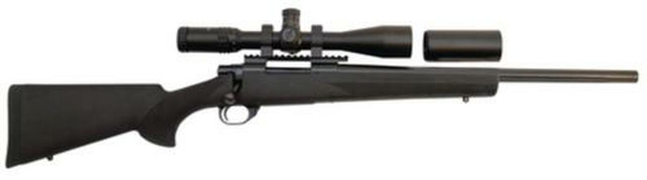 Legacy Hogue/TargetMaster Combo .308 Winchester 20" Heavy Fluted Barrel Blue Finish Black Hogue Stock 5rds With 4-16x44mm Target Master Riflescope Illuminated Mil-Dot Reticle and Rings