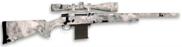 Legacy Kryptek Full Dip Rifle Package .223 Remington 20" Heavy Barrel 4-16x44mm Nikko Stirling Scope Raid Camouflage 5rd