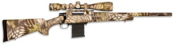 Legacy Kryptek Full Dip Rifle Package .22-250 Remington 20" Heavy Barrel 4-16x44mm Nikko Stirling Scope Typhon Camouflage 5rd