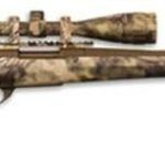 Legacy Hogue Kryptek AB Cerakote Package .243 Winchester 22" Standard Barrel Austrian Brown Cerakote Finish Synthetic Stock Kryptek Highlander Camouflage Finish With Gameking 4-16x44mm Riflescope