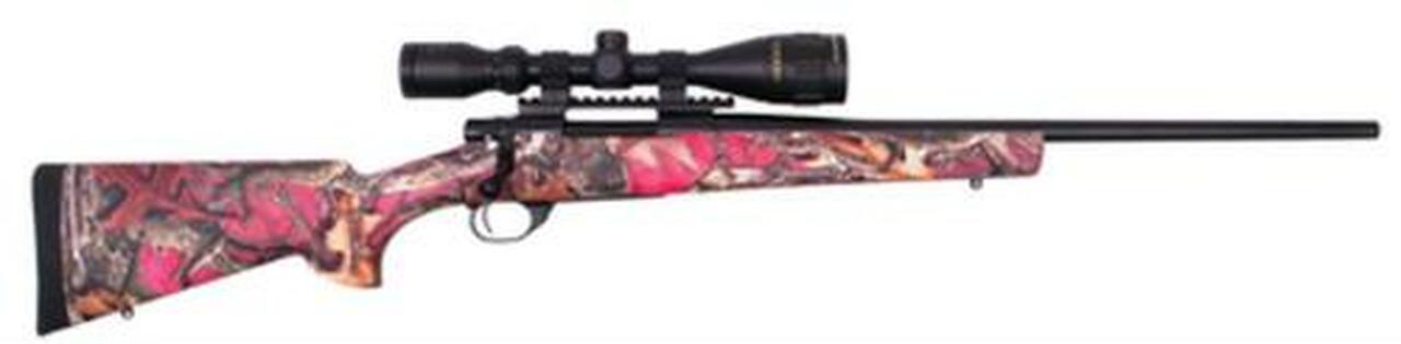 Howa/Gameking Camo Package .243 Winchester 20" Lightweight Blued Barrel Synthetic Stock Foxy Woods Camouflage Finish Gameking 3.5-10x44mm Riflescope 5rd