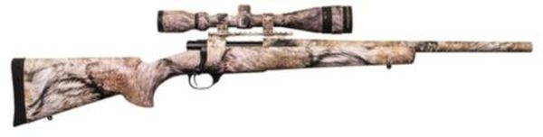 HOWA Ranchland Compact Rifle/Scope Package 7mm-08 Remington 20" Lightweight Barrel Synthetic Stock Full Coverage YOTE Camouflage Finish 5rd With 2.5-10x42mm Nighteater Riflescope