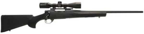 Legacy Howa/Hogue Package 7mm Rem Mag 24" Barrel Blue Finish Hogue Overmolded Stock Black Nikko Stirling Panamax 3-9x40mm Riflescope With Rings/Base 3rd
