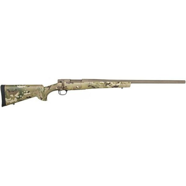 Howa Multicam Cerakote Heavy Barrel 308 Win, Hogue Stock, Cerakote Barreled Action, 24 #6 Threaded 5/8"X24 1-10, Multicam/Flat Dark Earth