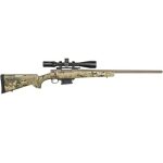 Howa Multicam Cerakote Scope Package 308 Win, Hogue Stock, Cerakote Barreled Action, MAG Kit, Bipod, NDSI41650LR, Base, Rings 24 #6 Threaded 5/8"X24 1-10, Multicam/Flat Dark Earth