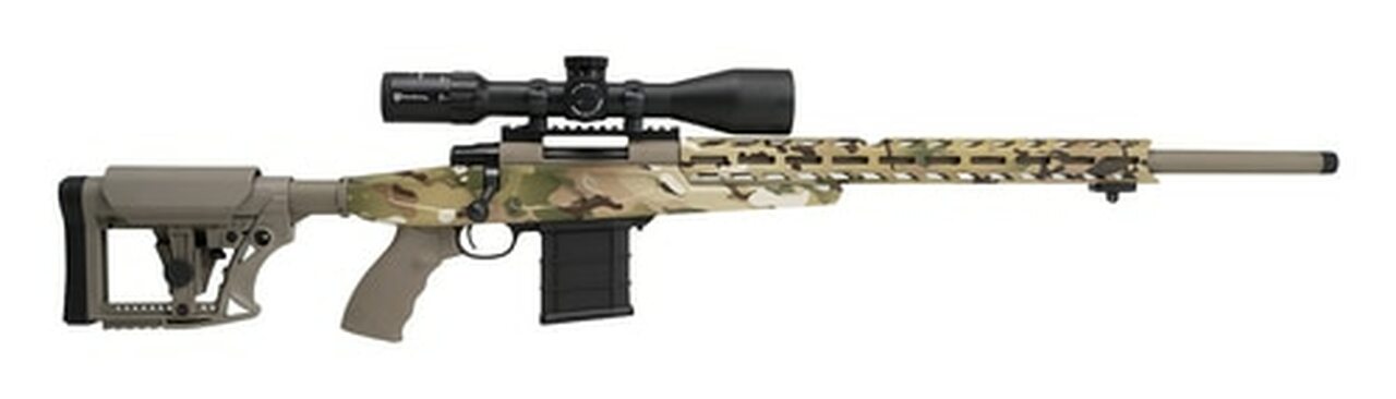 Howa APC .243 Win *Rifle Only*, 24" #6 Threaded Barrel, Mag Kit, Hogue Grip, LUTH-AR MBA-4 Stock, Flat Dark Earth/Multicam, 10rd