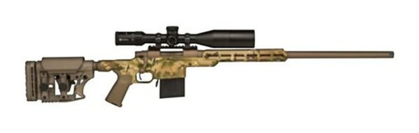 Howa Australian Precision Chassis Rifle, 6.5 Creedmoor Scope Combo, MAG Kit, Aluminum Chassis, Rings Multicam/Fde