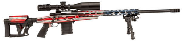 Howa HCR Rifle Bolt 308/7.62 NATO 20" Barrel Luth-AR MBA- Stock, Scope