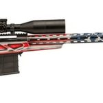 Howa APC .308 Win Scope Combo, 26" #6 Threaded Barrel, 4-16x50mm Nikko Stirling Scope, Mag Kit, Hogue Grip, LUTH-AR MBA-4 Stock, American Flag, 10rd
