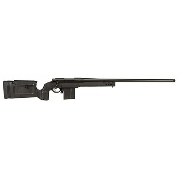 Howa Bravo Rifle 308 Win, KRG Bravo Chassis, AICS MAG 20 #6 Threaded 5/8"X24 1-10", Black, 10rd