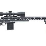 Howa HCRA Rifle & Scope Package 6.5 Creedmoor, 24" Heavy Threaded Barrel, 4x16-50 Diamond Scope, Black, Gray & White American Flag, Bipod, 10rd