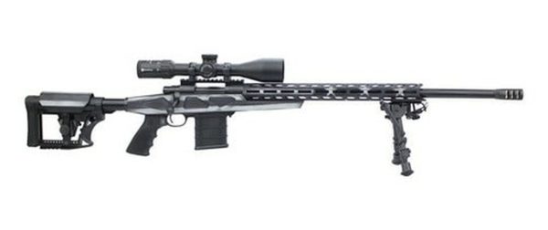 Howa HCRA 308 26" Barrel Threaded Gray Flag MBA-4 Adjustable Stock 10rd Mag, 30mm 4-16x50 Long Range Scope