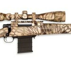 Howa Kryptek Full DIP Rifle, Dipped Stock, Dipped BA, MAG Kit, 20 MOA Base, Bipod 24" #6, Threaded 5/8"X24 1-7.5" 6MM Creedmoor Highlander